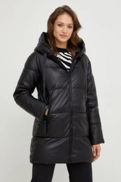 Γυναικεία Μακριά μπουφάν Μπουφάν Answear Lab μαύρο,