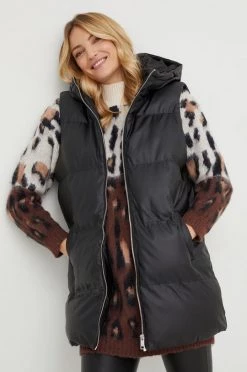 Γυναικεία Γιλέκα Αμάνικο μπουφάν Answear Lab μαύρο