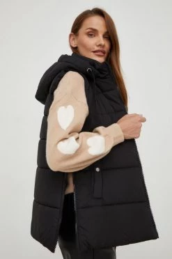 Γυναικεία Γιλέκα Αμάνικο μπουφάν Answear Lab μαύρο