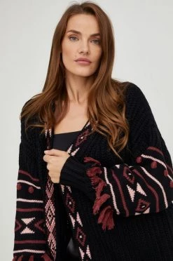 Γυναικεία Με φερμουάρ Μάλλινη μπλουζα Answear Lab μαύρο