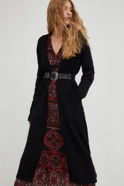 Γυναικεία Με φερμουάρ Πλεκτή ζακέτα Answear Lab μαύρο