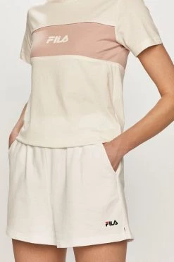 Γυναικεία Σορτς Fila χρώμα: άσπρο