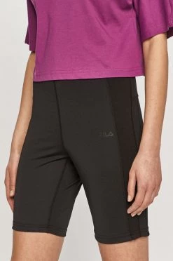 Γυναικεία Σορτς Fila χρώμα: μαύρο