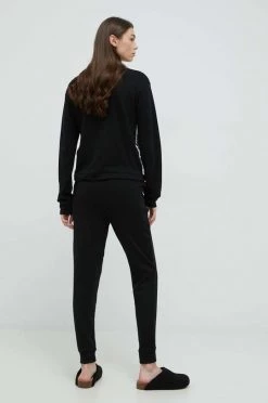 Γυναικεία φόρμες Βαμβακερή φόρμα Fila μαύρο -Fila Κατάστημα πωλήσεων unnamed file 725