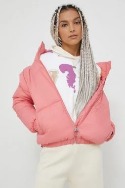 Γυναικεία Κοντά μπουφάν Μπουφάν Fila πορτοκαλί,